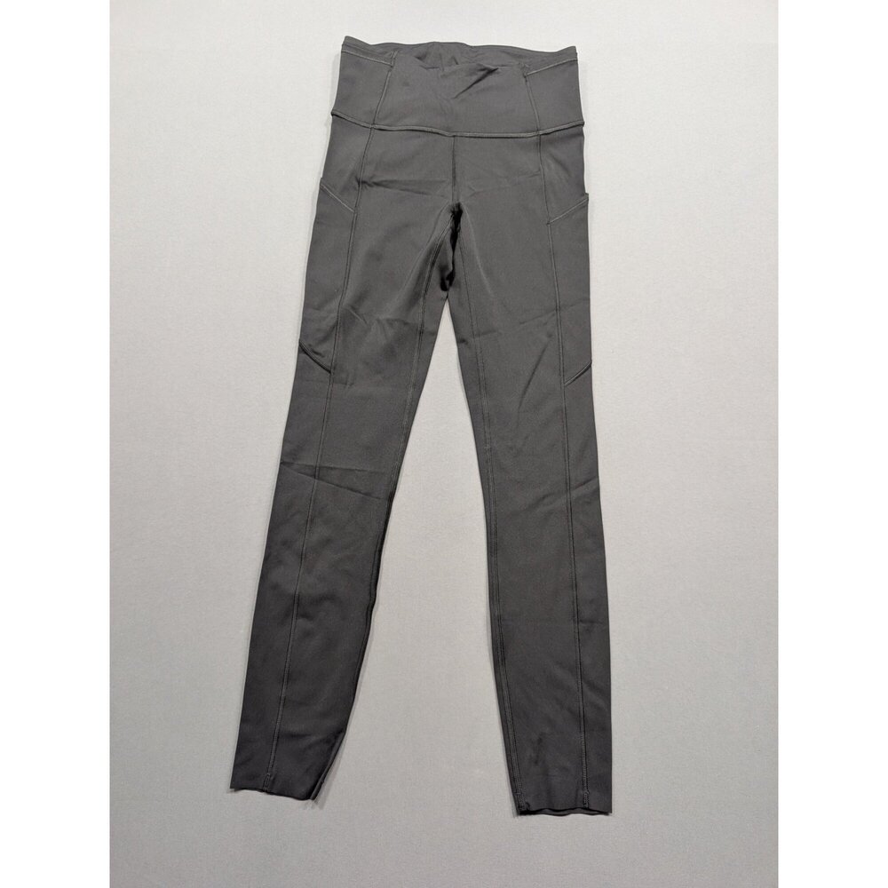 Lululemon Fast & Free High-Rise Tight Size 4 Gray Leggings